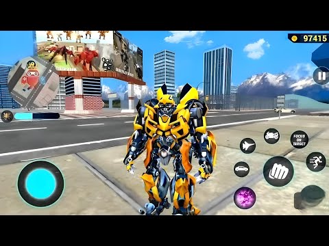 Bumblebee jet robot car transformation Multiple Car Games #17 - Android Gameplay