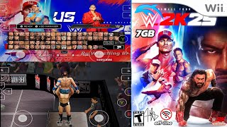 New WWE 2K25 Wii On Dolphin Emulador Android John Cena Vs. Gunther The lasted Match | Gameplay
