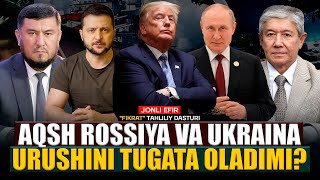 🔴AQSh Rossiya va Ukraina urushini tugata oladimi? #fikratuz