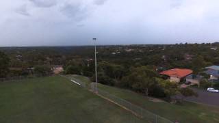 preview picture of video 'Lightning Strike from Parrot Bebop Drone - Yarrawarrah, Sydney NSW'