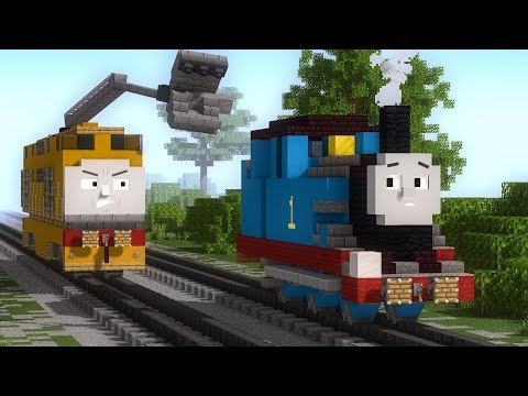 Minecraft Thomas & the Magic Railroad Chase Animation