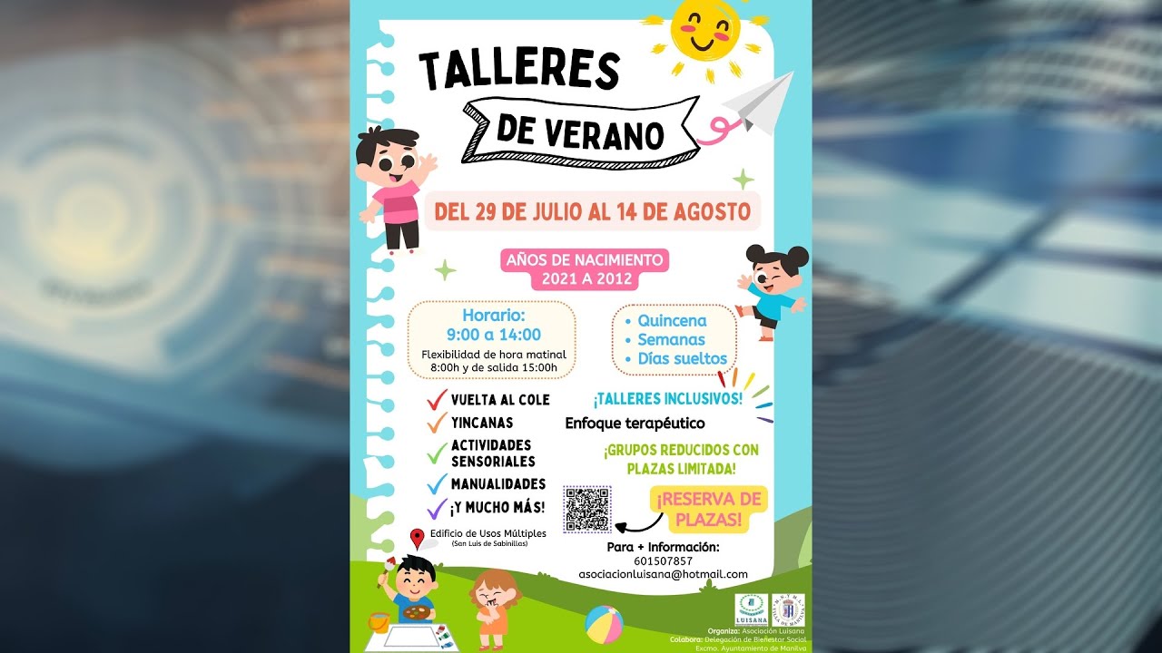 Talleres de verano inclusivos