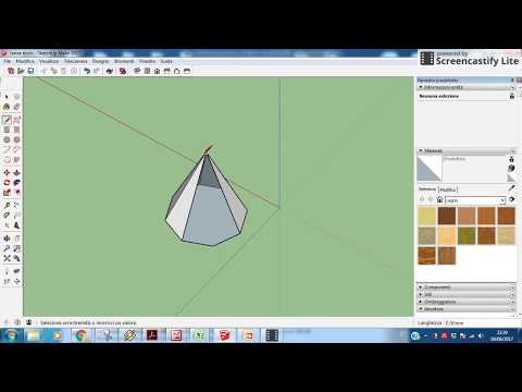 02 - Piramide a base ottagonale su  SketchUp con distanze   (tav6)