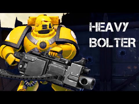 Imperial Fists Devastator + Heavy Bolter vs 500+ Orks! - Warhammer 40k: Space Marine, Augmented Mod