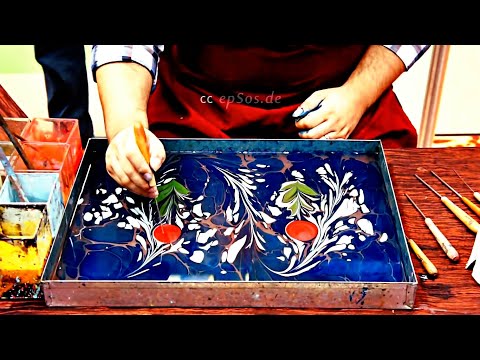 Marbling Art: Creation in Liquid