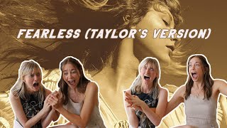 ALBUM REACTION : Fearless (Taylor&#39;s Version) TAYLOR SWIFT