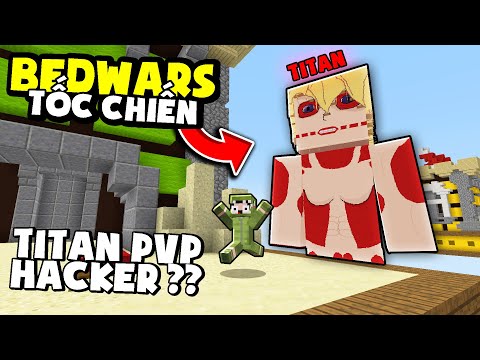 Insane Titan PvP Hackers in Bedwars! *Minecraft Madness