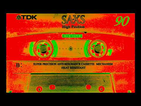 *VIDEO BACKGROUND* FREE TO USE: 10 min. TDK SA - Extreme Colors  - playing in Revox B-710