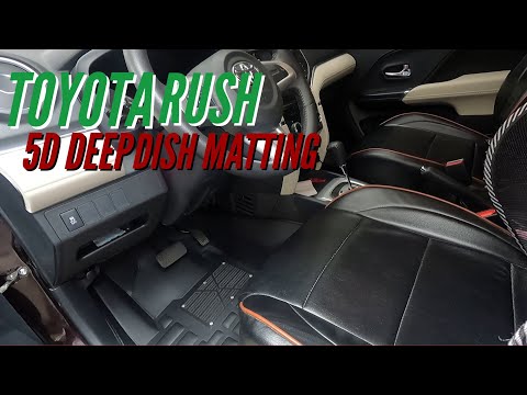 TOYOTA RUSH DEEP DISH MATTING - INSTALLATION