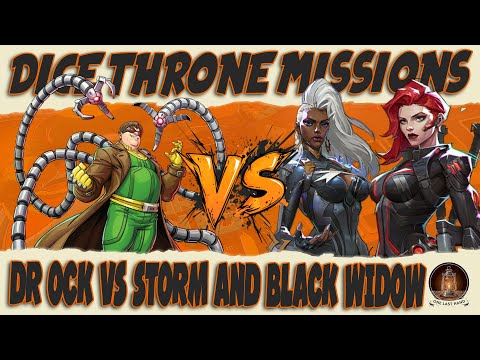 Marvel Dice Throne Solo Battle – Storm & Black Widow vs Doctor Octopus