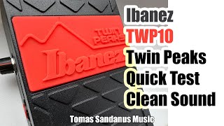 Video thumbnail for Ibanez TWP10 Twin Peaks Wah-Pedal - Quick Test - Clean Sound by Tomas Sandanus