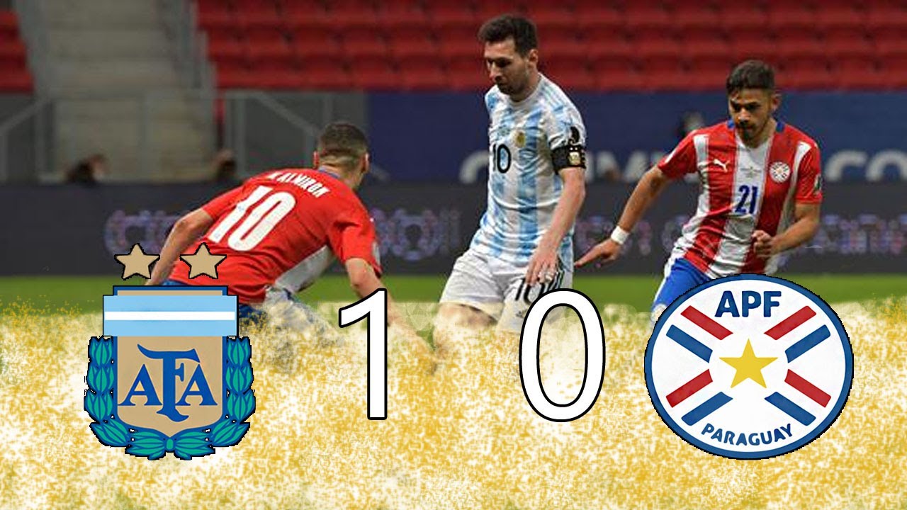 Argentina 1 vs Paraguay 0 - Fase de Grupos Fecha 3º Copa América 2021 - Partido Completo