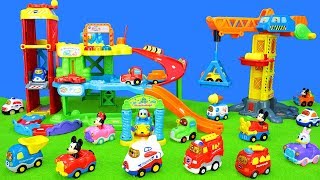 Feuerwehrauto, Müllauto, Traktor, Eiswagen, Bus, Polizei, Lastwagen - TuT Tut Baby Flitzer Spielzeug