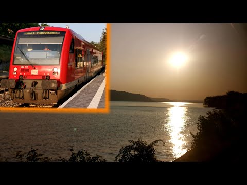 Mitfahrt im VT 650 "RegioShuttle" in den wunderschönen Sonnenuntergang am Bodensee bei Überlingen ☀🤩