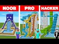 Minecraft NOOB vs PRO vs HACKER: WATERPARK HOUSE BUILD CHALLENGE / Animation