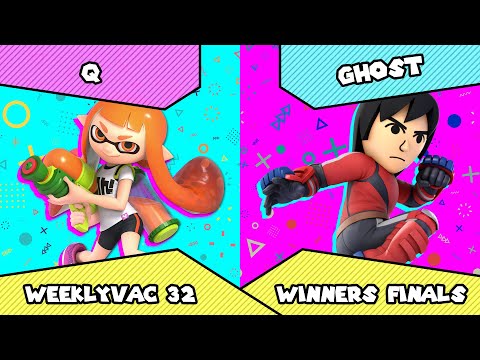 WeeklyVac 32 - SSBU - Q (Inkling, Samus, Kirby) vs Ghost (Mii Brawler)