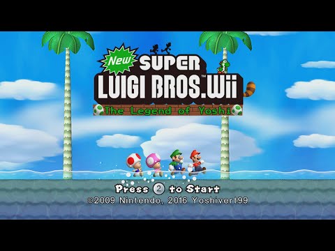 New Super Luigi Bros.Wii The Legend Of Yoshi Complete Walkthrough 100%