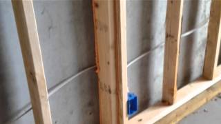 Building a Home - #12B Framing Floating Walls in a Basement