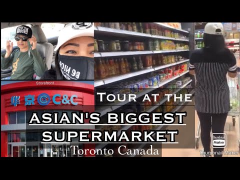 Um dos maiores supermercados da Ásia | Toronto Ontário | SUPERMERCADO C&C