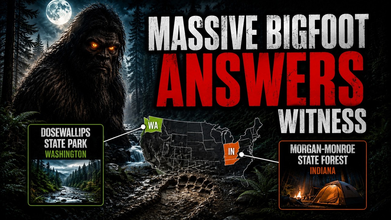 MASSIVE BIGFOOT ANSWERS WITNESS AT DOSEWALLIPS STATE PARK | WASHINGTON