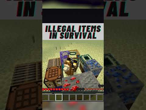 IceCoffey - Obtain Bedrock and other Illegal Items in Minecraft! #shorts