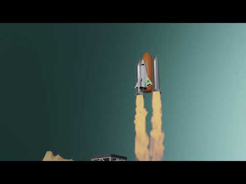 Blender Rocket Launch Animation[WorkBench Render]