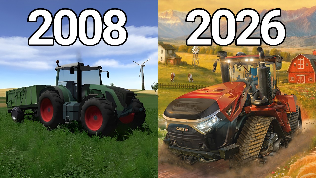 Evolution of Farming Simulator Games (2008-2026)