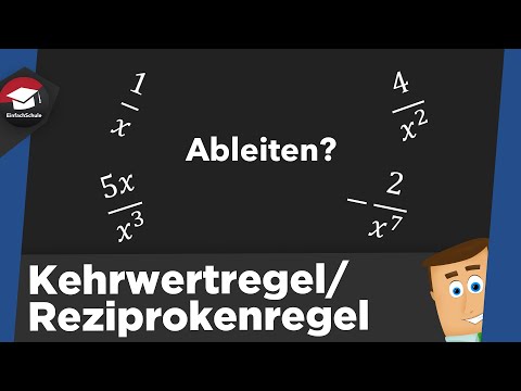 Ableitungsregel: Reziprokenregel/Kehrwertregel - Beispiele - Reziprokenregel einfach erklärt!