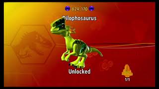 Lego Jurassic World How Unlock Velocirapor and Dilophosaurus