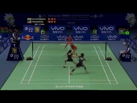 Sudirman Cup 2015 Day 2-Malaysia VS India-WD