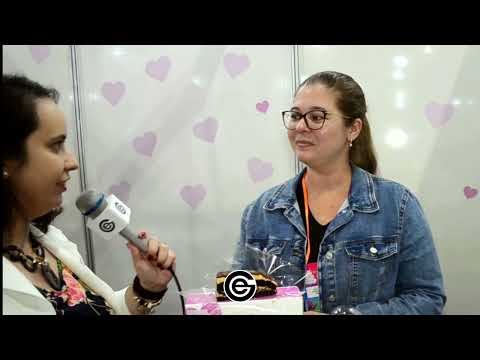 Entrevista com a confeiteira Laiza Juvencio na Expo Cakes Brasil 2023.