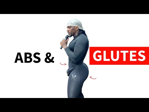 48-Minute No-Equipment ABS and GLUTES toning workout by The King Of Squat ​⁠@nyawolomshini21