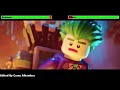 Lego Batman vs. Lego Joker with healthbars