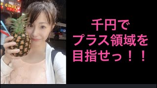 千円でプラスを目指す！！