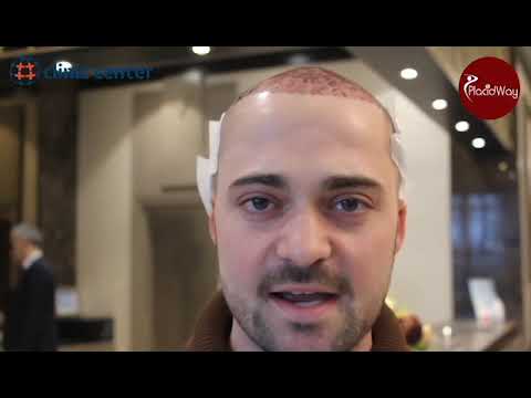 Patient Richard Undergoes Hair Transplant at Clinic Center in Istanbul, Turkey