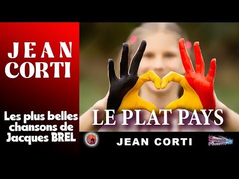 Le plat Pays. Jean Corti.  Les plus grands succès de Jacques Brel. Les Meilleurs Morceaux.(Polka