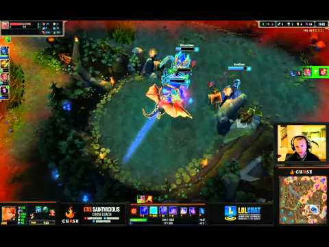 Saintvicious - Leona vs Annie Support Diamond 1 Ranked solo queue