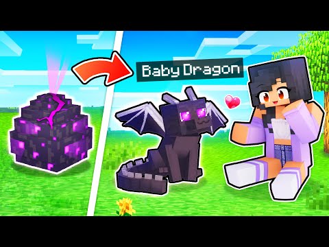 EPIC! Adopting Baby Dragons in Minecraft