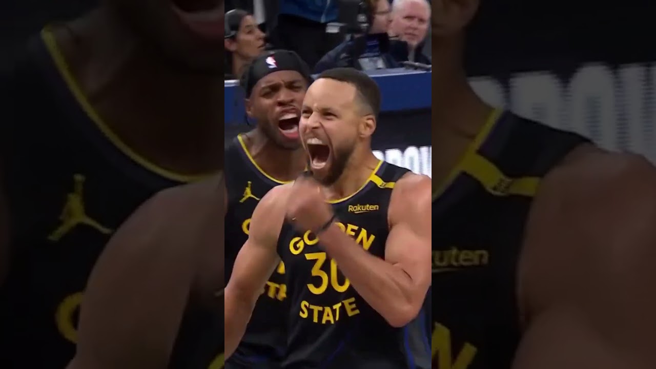 Steph Curry YELLS at Klay Thompson “YOU MISS IT HERE” after INSANE dagger 3 👀
