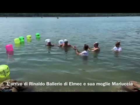 Fontana e Cattaneo fanno il bagno nel Lago di Varese