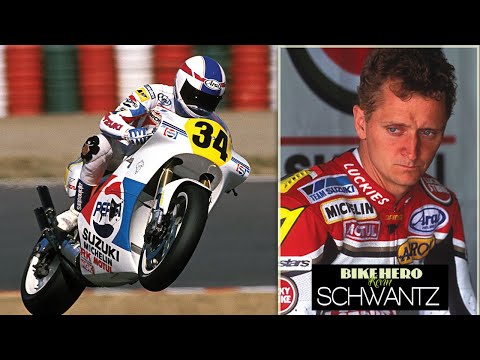 Kevin Schwantz the WHEELIE KING! Macau Grand Prix 1988 | Pepsi Suzuki RGV500