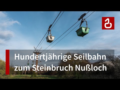 Materialseilbahn Leimen - Nußloch | Abschied von einem 100-jährigen Denkmal der Seilbahngeschichte