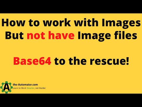 How to work with images but no image files