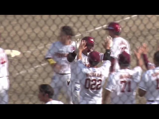 【ファーム】サヨナラの一打!! イーグルス・永田颯太郎 ライトへのタイムリーヒット!! 2025年7月27日 東北楽天ゴールデンイーグルス 対 東京ヤクルトスワローズ