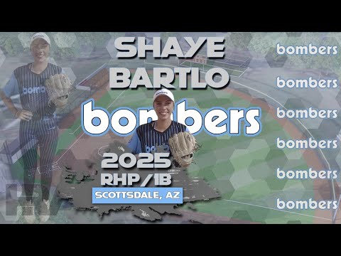 2025 Shaye Bartlo 5’9” Pitcher, Softball Recruiting Skills Video