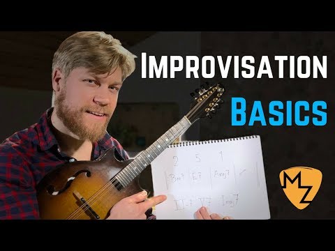 Mandolin Lesson Basic Jazz Improvisation for the 2-5-1
