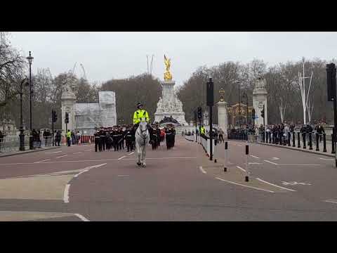 British Army Band Sandhurst Changing the Guard 2022