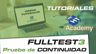 HT FULLTEST3 Tutorial - Prueba de continuidad de los conductores de protección a 200mA o 25A