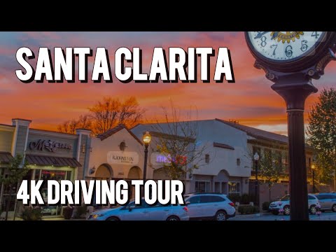 🇺🇸Santa Clarita Driving Tour 4K | Scenic California Neighborhood Drive 🌳 No Talking #driving #travel