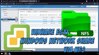 VMware ESXi - Create Datastore from Windows Network Share via NFS